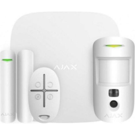Ajax Kit de seguridad blanco con detector cámara