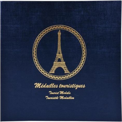 Classeur - EXACOMPTA - 100 Médailles - Bleu - Avec anneaux - Collection adulte (1/5)