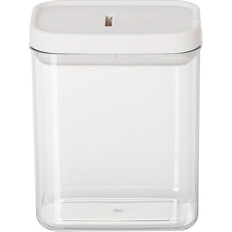 Boîte de conservation pour riz et céréales, fermeture hermétique, idéale pour conserver les aliments secs et l'humidité. Capacité : 800 ml. (1/5)