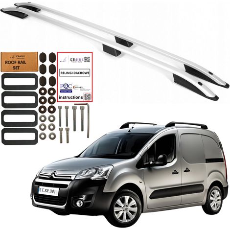 BARRE PORTATUTTO PEUGEOT PARTNER / CITROEN BERLINGO II 2 dal 2007-2018 Resistenti