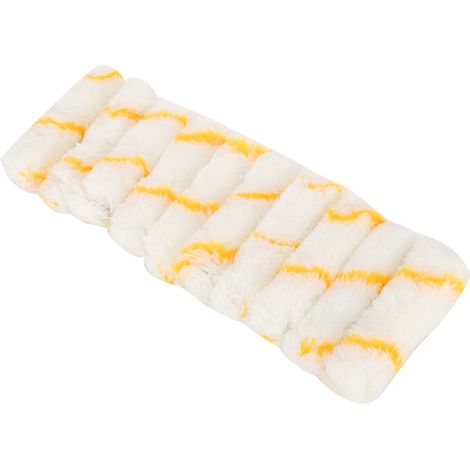Rouleau De Peinture - Brosse Délicate - Pour Rénovation Et Peinture Murale - Lot De 10 Pièces (1/5)