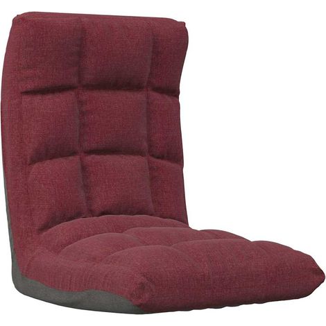 Maison Exclusive - Sedia a Sdraio da Terra Pieghevole Rosso Vino in Tessuto (1/5)