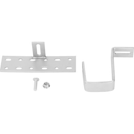 Stainless steel solar panel bracket, weatherproof PV mounting for stone and brick tile roofs (1/5)