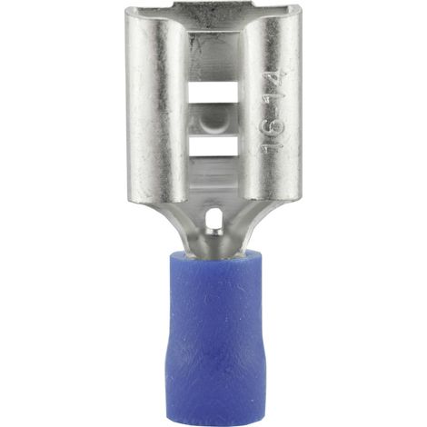 Vogt Verbindungstechnik 3919 Flachsteckhülse  Steckbreite: 9.5 mm Steckdicke: 1.2 mm 180 ° Teilisoli