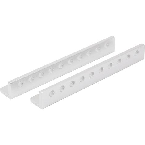 Poutre en aluminium en forme de L à 10 trous 3103-0010-0088, accessoire pour robot industriel, 12 x 12 x 88 mm