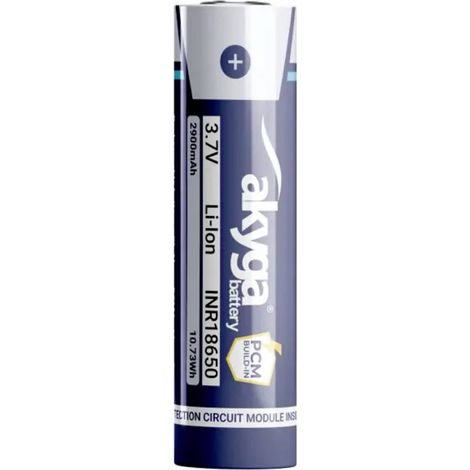 Akyga Batteria ricaricabile speciale Li-Ion 3.7 V 2900 mAh 1 pz. (1/2)