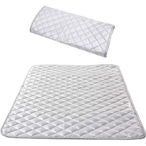 Nappe de Repassage Isolée Housse de Repassage à Vapeur Table Portable Tapis de Repassage en Coton pour Machine à Laver Sèche-linge Voyage Maison 48 85 cm (1 pièce) (1/5)