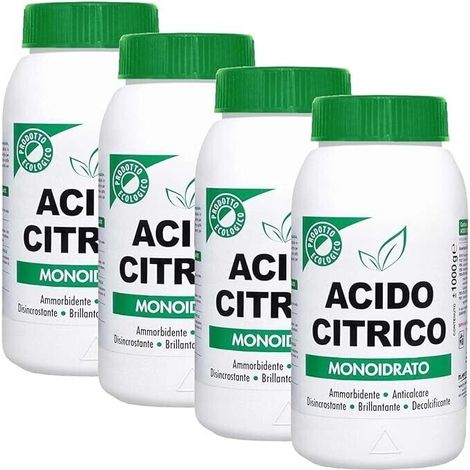 Acido citrico naturale anticalcare brillantante disincrostante ammorbidente – 4 Kg (1/4)