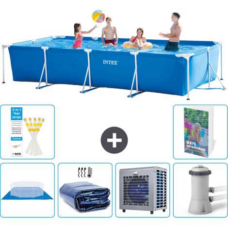 Intex Piscina con struttura Rettangolare - 450x220x84 cm - 7-pezzi  S124 (1/5)