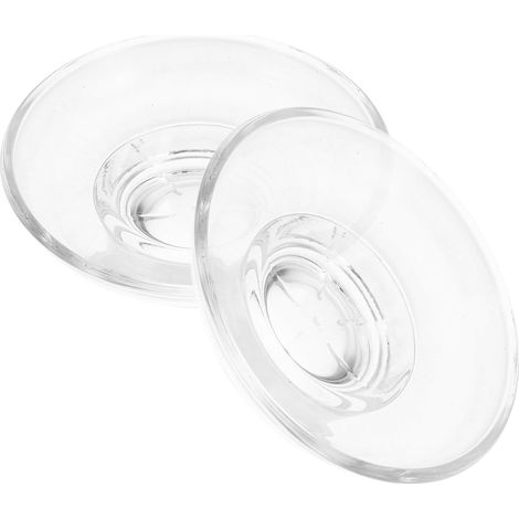 2 porte-savons auto-drainants, verre, transparent, pour douche (1/5)