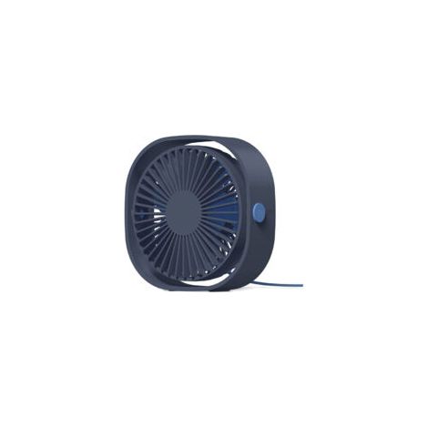 Kleiner, leiser, tragbarer USB-Ventilator, nur mit USB-Anschluss betrieben (keine Batterie), kühlend, 3 Geschwindigkeitsstufen, verstellbar, 360° schwenkbar, für Zuhause, Büro, Schlafzimmer usw. – Cre (1/4)