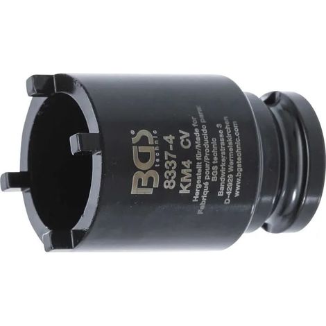Clé à douille BGS 8337-4 acier chrome-vanadium 12.5 mm