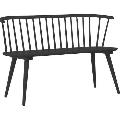 Banc en hévéa Bobby 120 x 49 x 77 cm (1/4)