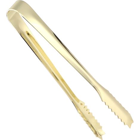 Pince a Sucre, Pince a Glacon en Acier Inoxydable Plaqué or De 17,5 cm, Pinces De Service, Pince Bonbon Pelle Pour Café, Bar, Boulangerie, Cuisine (1/5)