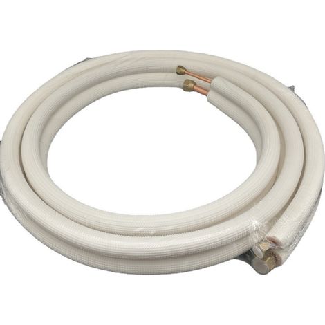 Tuyau frigorifique cuivre 1/4 3/8, conduite clim isolée cuivre-aluminium, longueur 3 mètres (1/4)