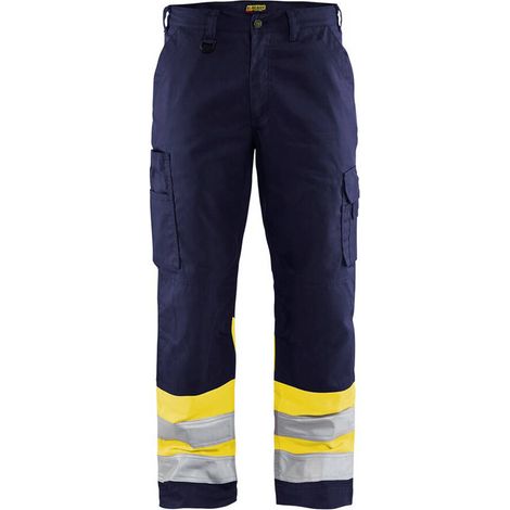 Pantaloni da lavoro alta visibilità Blaklader 1564 - 60 (EU) - Giallo (1/5)
