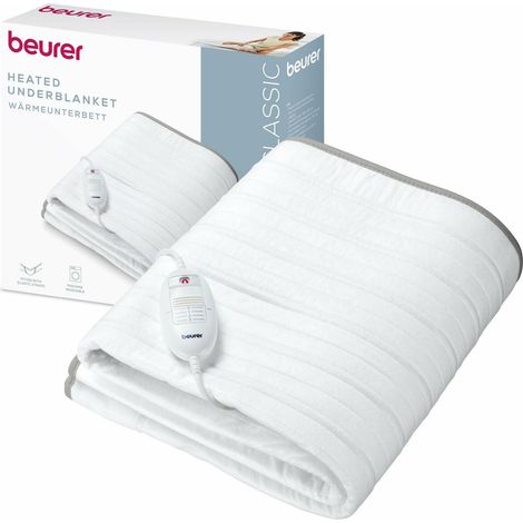 Beurer TS 17 Calienta-matras Blanco Cómodo