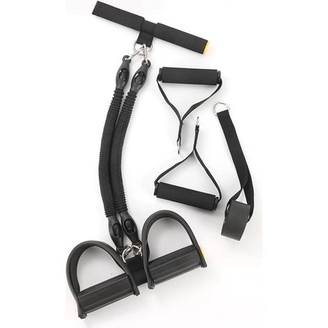 Multifunktionales Fußpedal-Trainingsgerät, geeignet für Fitness- und Bauchmuskeltraining - Stretching, Yoga, Pilates, Heimtraining, 22,5 kg (2 Rohre) (1/4)