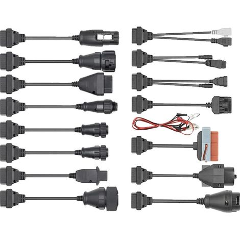 Cables OBD2, juego de 8 piezas, compatibles con coches y camiones, cables para coches y camiones (1/2)