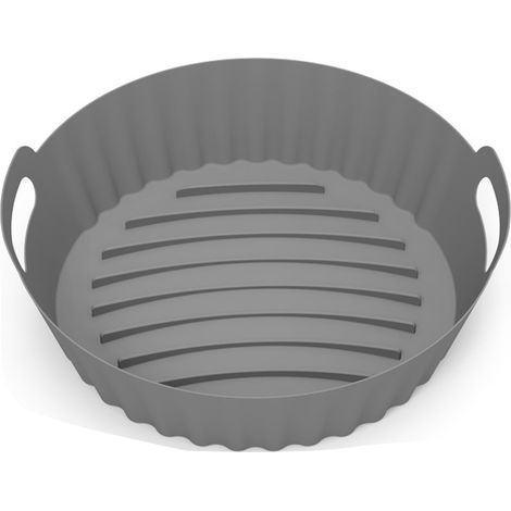 Accesorios de silicona para freidoras de aire, sartén multifuncional de silicona con revestimiento para freidoras de aire/.....