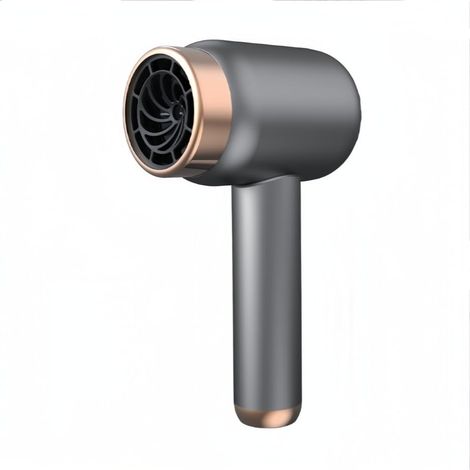 Sèche-cheveux sans fil rechargeable USB, portable compact pour voyage, grande puissance, air froid et chaud, 3 réglages, faible bruit, usage domestique/extérieur, camping, voiture, noir