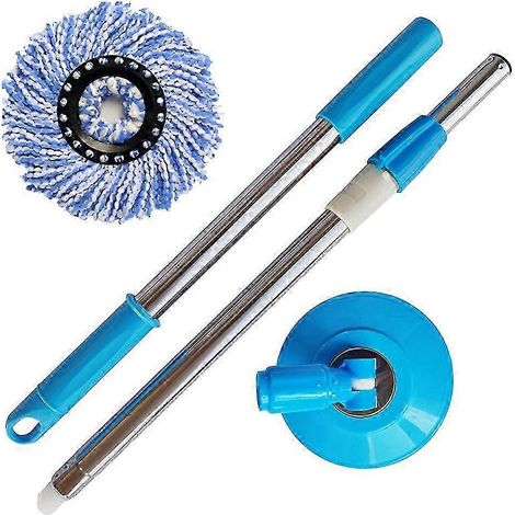 Pièces de rechange pour balai serpillère rotatif AURA Spin Mop - Kit d'outils de nettoyage pour balai serpillère rotatif à 360° (1/5)