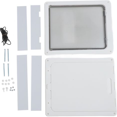 Porte pour animaux de compagnie silencieuse à double sens, résistante aux intempéries, pour intérieur et extérieur, pour chat ou chien, compatible avec les cages et enclos pour animaux de compagnie (t (1/5)