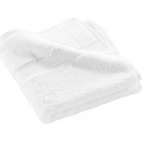 Serviette de Toilette "Elegance" 50x90cm Blanc (1/5)