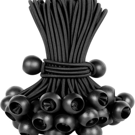 Cordes élastiques avec boules, paquet de 20 XL (1/4)