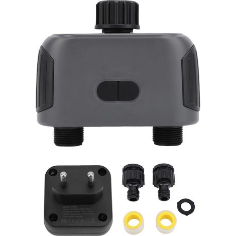 Minuterie d'irrigation WiFi, 2 sorties, arrosage réglable, contrôleur de Valve d'eau intelligent avec passerelle
