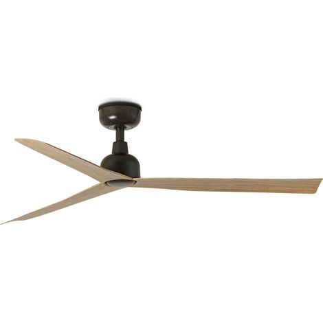 Outdoor DC Ceiling Fan Marine Brown-Oak with Remote (1/2)