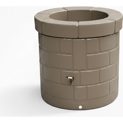 Récupérateur d'eau de pluie 340l + kit complet - plast'up rotomoulage (1/4)