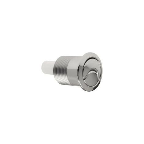 Siamp – Bouton poussoir double pour mécanisme de chasse d'eau Skipper 45 – Chromé – Installation rapide – Économie d'eau (1/3)