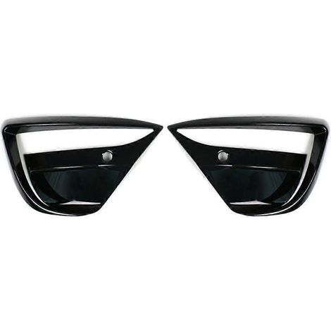 Enjoliveur de lame de spoiler de feu antibrouillard pour Tesla Model 3 2019-2023, accessoires de cadre de spoiler, noir brillant (1/5)
