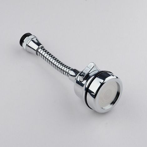 Douchette de robinet de cuisine portable rotative à 360° avec rallonge anti-éclaboussures, flexible et support de robinet à 3 positions pour cuisine et salle de bain. (1/4)