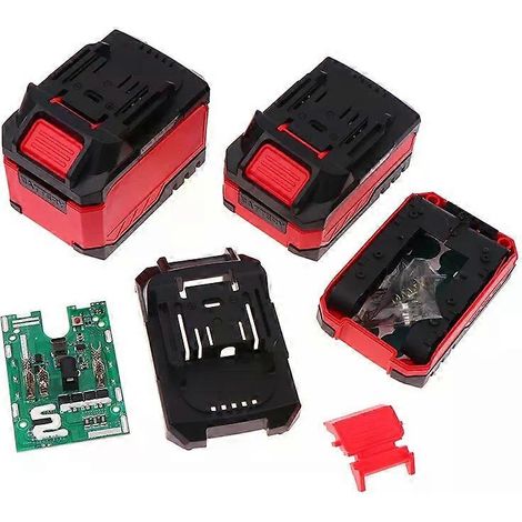 18650 Lithium-Akku-Gehäuse-Kit (5/10/15 Steckplätze) – 21 V 100 A Powerbox mit BMS und LED-Anzeige, 4 MOSFETs auf Platine für DIY-Elektrowerkzeuge (1/4)