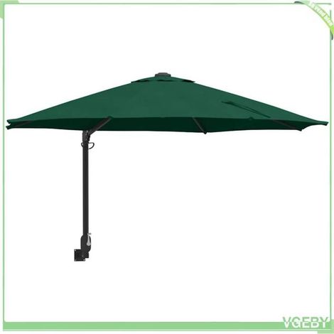 Parasol de jardin - FAFEICY - 42003228 - Carré 248x248 cm - Polyester et acier - Mât déporté inclinable (1/5)