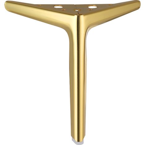 Pieds De Meuble En Métal Doré 12Cm Angle Droit Pour Canapé Table Basse Renforcé
