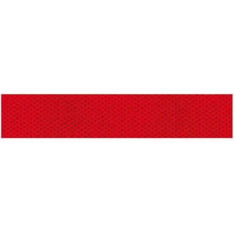 Ruban adhesif exterieur reflechissant 1m - Rouge