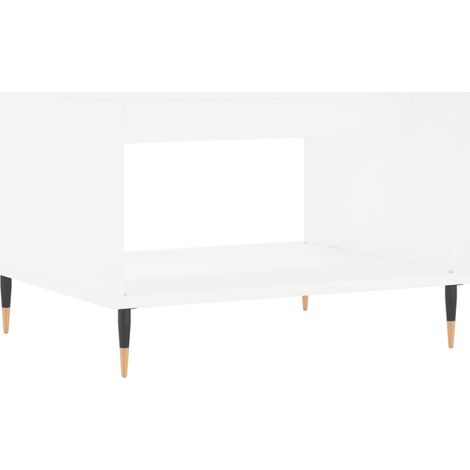 Maison Exclusive - Tavolino da Salotto Bianco 60x50x40 cm in Legno Multistrato