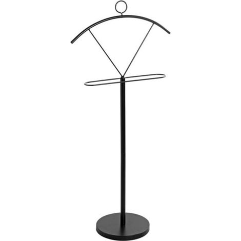 Valet de Chambre Design "Arthur" 117cm Noir (1/5)