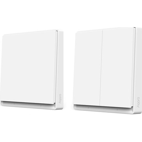 Aqara E1 Intelligenter Funk-Wandschalter mit Zigbee Dual Smart Control, Ein-Tasten-Extremmodus und 2 Jahren Batterielebensdauer (1/5)