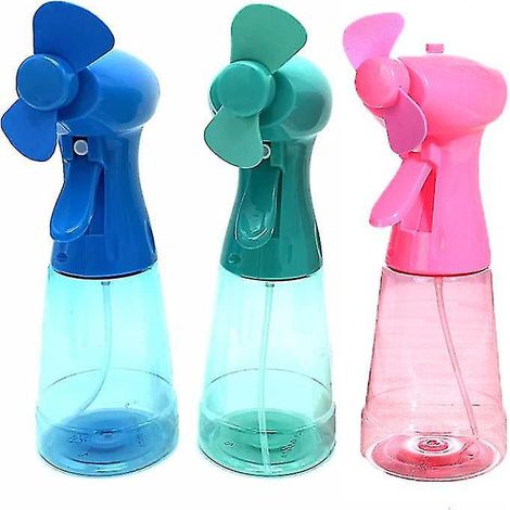 Ventilateur brumisateur portable d'extérieur à piles - Lot de 3 (1/5)