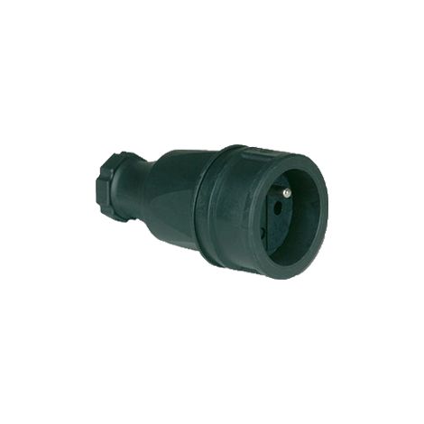 Prise caoutchouc simple 2P+T 220/250V (PCE) EC6907F EC6907F