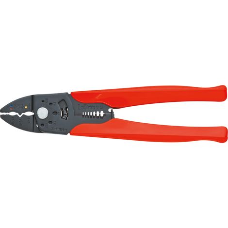 97 32 225 Pince à sertir brunie avec gaines en plastique 225 mm