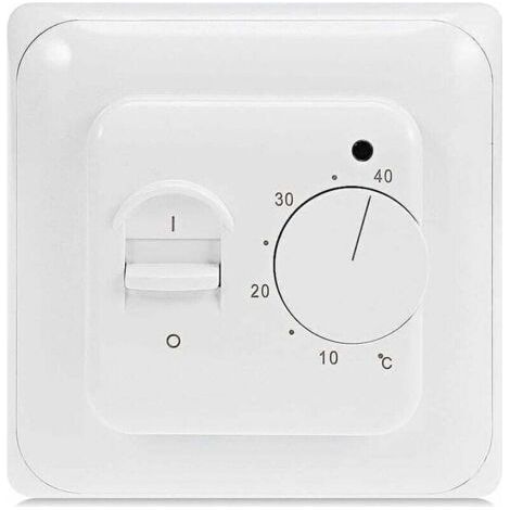 Manual Electric Floor Heating Thermostat with AC 220V 16A Probe, Mechanical Underfloor Heating Thermostat Regulator,