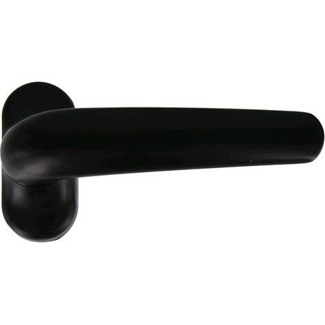 Maniglia per infissi in alluminio - nero - Quadro 8 mm - RAL1013