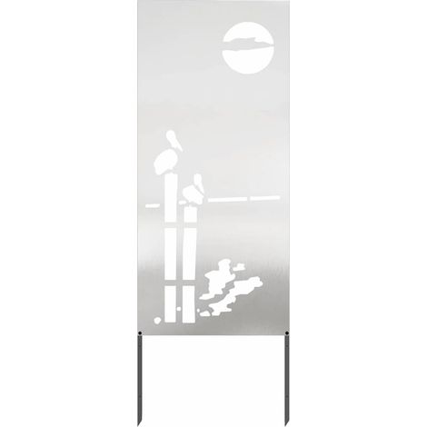 Écran de confidentialité de jardin Fretwork Argenté 50 x 140 cm (1/5)