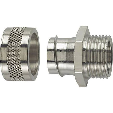 HellermannTyton 166-31005 PSC25-FM-M25 Raccord de tuyau métal M25 21.10 mm droit 1 pc(s)