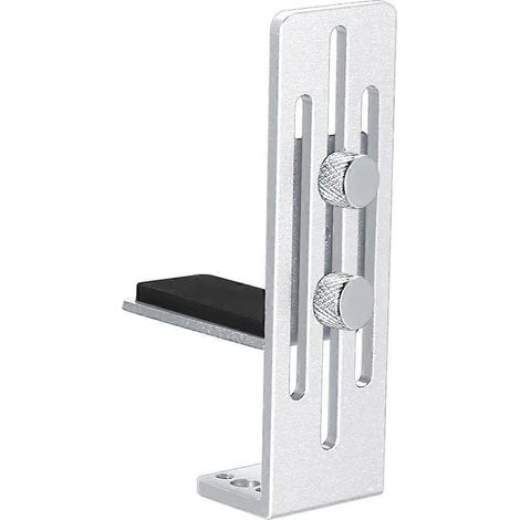 Support de carte graphique réglable avec fixation anti-affaissement pour boîtier PC de bureau ITX/ATX, accessoire argenté (1/5)